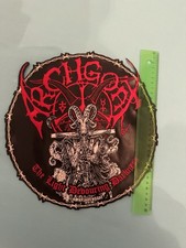 Archgoat Leder Backpatch Black