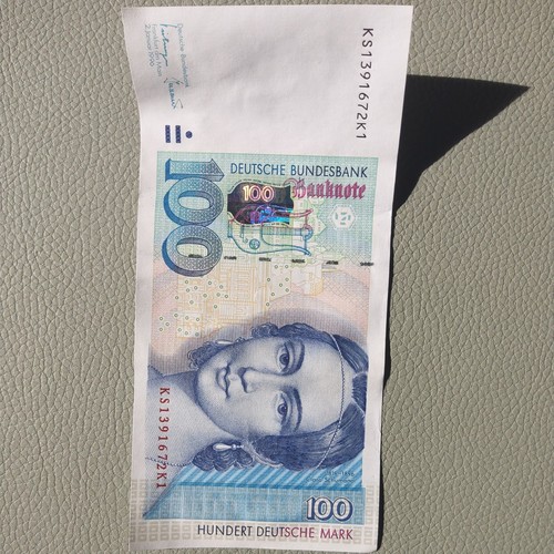 100 banknote deutscher - dm,