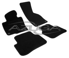 Velours-Fußmatten für VW Passat 3C B6 B7 runde Clips 2005-2014 Automatten