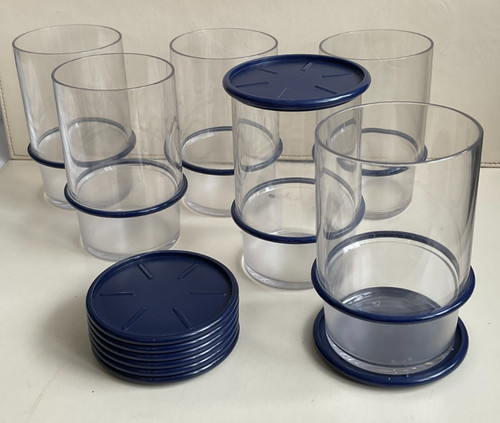 Tupperware becher glas - 6x, becher/glas