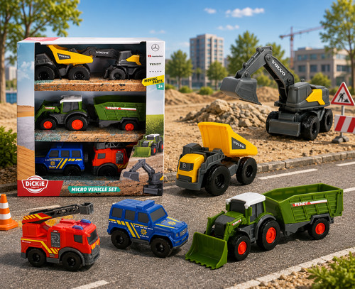 Dickie toys micro city team - micro,