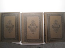 GOETHE, Gesamtausgabe in drei