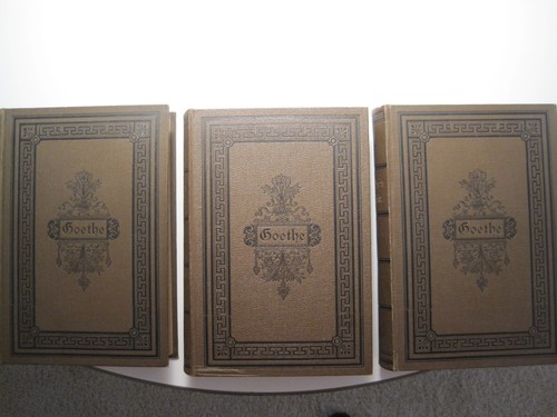 Goethe gesamtausgabe drei - goethe,,