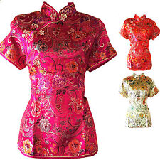 Asia Miss China-Geisha-Qipao Bluse/Blazer/Top Shirt Tunika Gr.34,36,38,40,42,44