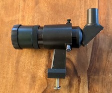 Omegon Sucherfernrohr mit rechtwinkligem und unverzerrtem Bild, schwarz