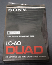 1x SONY LC-60 DUAD TYPE-II Elcaset Tape (Blanko)
