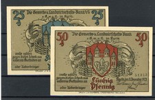 Kyritz 2 Scheine Notgeld