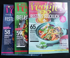 Zeitschrift VEGGIE! -3 Stück - Nr. 4-6/2024