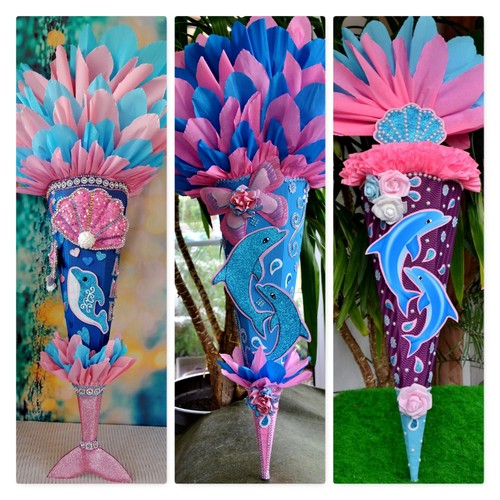 Schultüte delfin - schultüte,