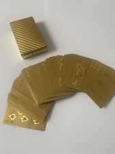 Spielkarten Gold Farben , 54