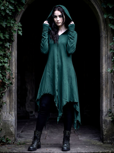 Gugel zipfelkleid gothic - gugel,