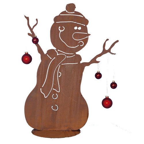 Schneemann kurti 70cm rost - schneemann,