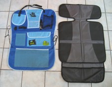 Kfz-Rücksitztasche + Auto-Kindersitzunterlage