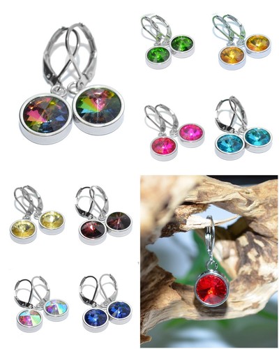 Edelstahl strass ohrringe - strass,