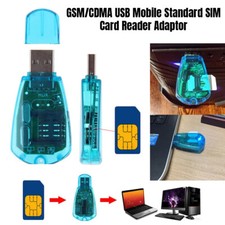 GSM/CDMA USB Mobil Standard SIM Kartenleser Adapter Kopierer Sicherung + Treiber d