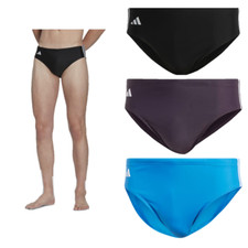 ADIDAS 3 Streifen Herren Badehose Slip Schwimmen Swim Brief Sport Strand Pool