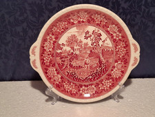 Villeroy & Boch Kuchenplatte Serie "Rusticana rot" ø ca. 29,0 plus Griffe ø 32,0