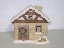 Romantisches Winterhaus mit LED-Teelicht, Weihnachten, Goebel Porzellan