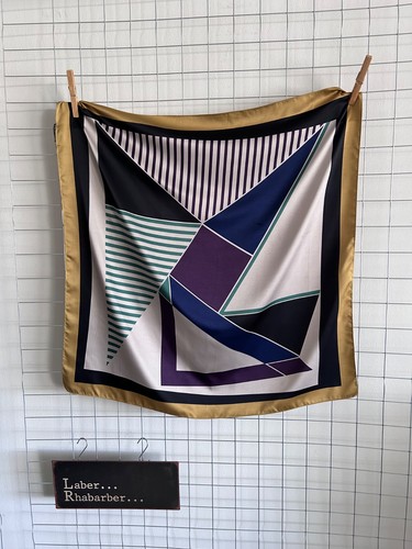 Zara halstuch lila gemustert - halstuch,