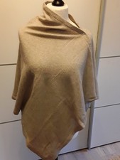 Poncho Schal Stola Beige One
