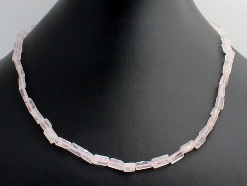 Rosenquarz kette - rosenquarz,