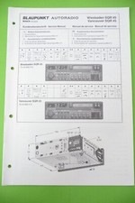 Service Manual-Anleitung Blaupunkt  Wiesbaden SQR 45,Vancouver SQR 45,ORIGINAL