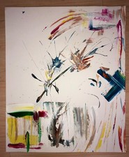 Blauer Stern Modern Kunst