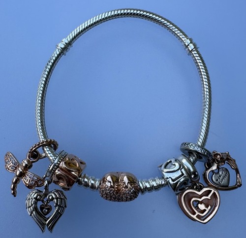 Pandora armband mit charms - pandora,
