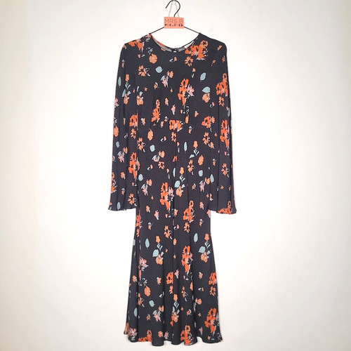 Ghost kleid schwarz orange - kleid,
