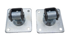 Torscharnier /Torband  M 24 mit verzinkter Grundplatte 120 x 120 x 5 mm