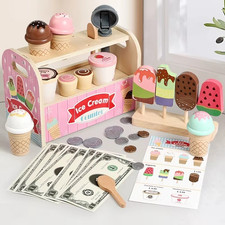 Eistheke Spielset Holz Kinder