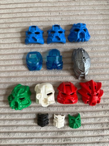 13x lego bionicle - 13x, masken