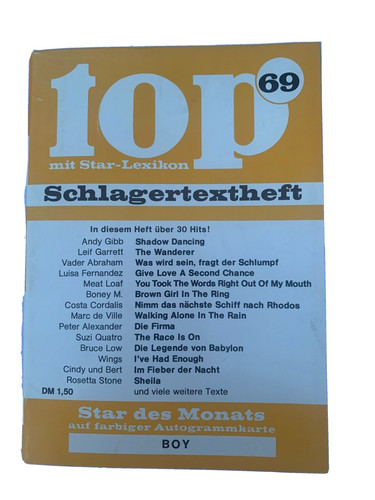 Top schlagertextheft 69 - top,