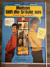 Filmplakat Morgen fällt die Schule aus Heintje & Hansi Kraus ca 85x60 cm orig 32