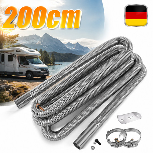200cm edelstahl abgasschlauch - edelstahl,