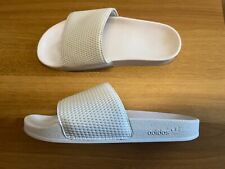 Adidas Plateau Sandalen | Badelatschen | Badeschuhe | weiß | limitierte Edition