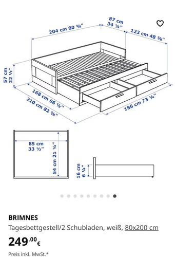 Bettgestell ikea - bettgestell,