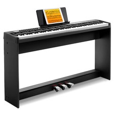 Donner DEP-08 Digitalpiano mit Pedal und Ständer 88 Tasten 380 Klänge E Piano