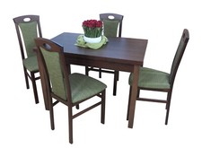 5tlg. Tischgruppe, Essgruppe 5tlg. in 8 Farben, Esstisch ausziehbar