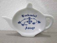 Porzellan Teebeutelablage