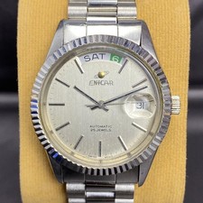RARE Enicar President Silver