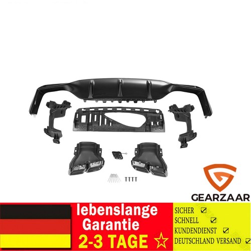 Rear diffuser black - diffuser,