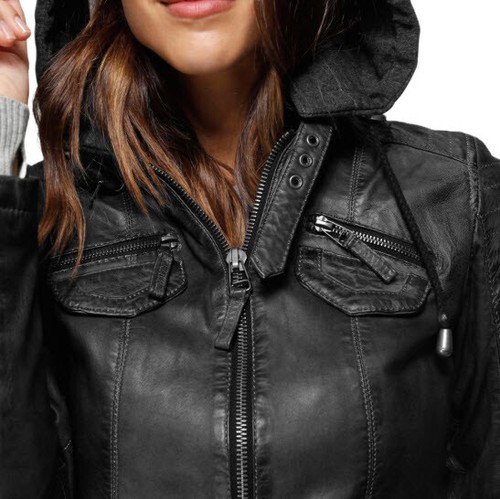 Neu biker style lederjacke - neu:,