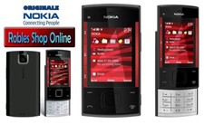 Nokia X3-00 Black-Rot (Ohne Simlock) QuadBand 3,2MP Radio FM MP3 Player SEHR GUT