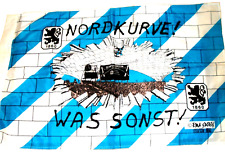  Fahne Nordkurve Was sonst! TSV 1860 München  Fussball Fanartikel