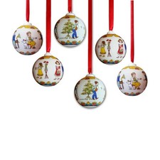 6 x Hutschenreuther Kugel 2008