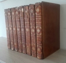 1822 The History of England by D Hume, 8 Volume Set