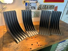 4x LP Schallplatten Ständer, anthrazit, 70er, Schweizer Design, Top