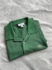 Lacoste Poloshirt grün dunkelgrün Größe 4 M slimfit