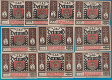 Notgeld aus Detmold --"Varusschlacht"--VARIANTE 2